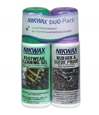 Set solutii intretinere NIKWAX Footwear Duo Pack Nubuck & Suede Proof (2x125ml)