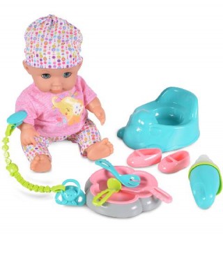 Papusa bebelus Tutu Love cu 10 sunete si accesorii