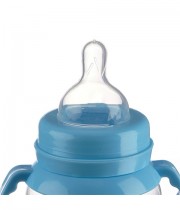 Biberon cu manere si gat larg 250 ml Little Angel