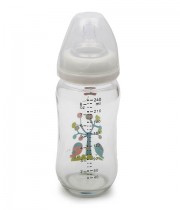 Biberon din sticla cu gat larg 240 ml