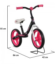 Bicicleta fara pedale BYOX Zig-Zag pink