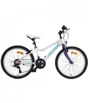 Bicicleta copii 24 ULTRA GRAVITA alb