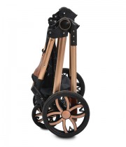 Carucior copii 2 in 1 Cangaroo Alma - negru