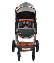 Carucior copii 2 in 1 Cangaroo Alma - gri inchis