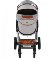 Carucior copii 2 in 1 CANGAROO Alma gri deschis