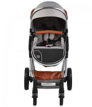 Carucior copii 2 in 1 CANGAROO Alma gri deschis