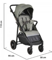 Carucior sport pliabil MONI Buggy kaki