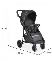 Carucior sport pliabil MONI Buggy negru
