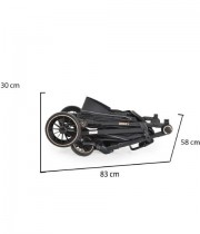 Carucior sport pliabil MONI Buggy negru