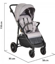 Carucior sport pliabil MONI Buggy gri