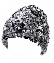 Casca inot BECO Frill Cap - negru/alb