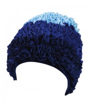 Casca inot dama BECO Frill Cap - albastru
