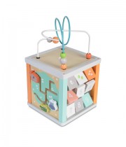 Cub educativ din lemn 20 cm