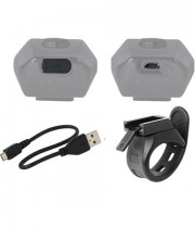 Far bicicleta FORCE BUG 400LM USB BLACK 