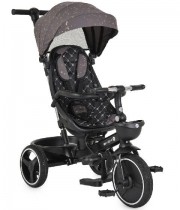 Tricicleta cu maner si sezut reversibil Fusion gri