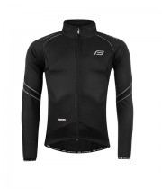 Jacheta ciclism FORCE LS X70 Windster - negru