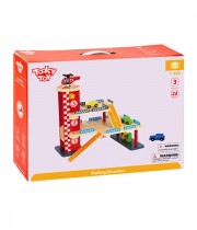 Jucarie din lemn Parcare cu etaje Tooky Toy
