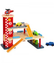  Jucarie din lemn Parcare cu etaje Tooky Toy