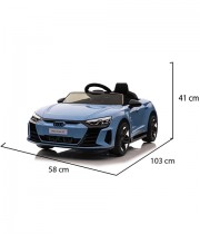 Masinuta electrica Audi RS e-tron 6888 albastru