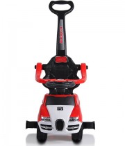 Masinuta de impins cu maner MONI Rider 208 - rosu
