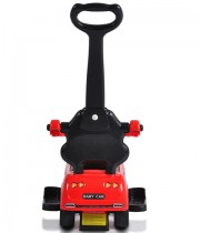 Masinuta de impins cu maner MONI Rider 208 - rosu