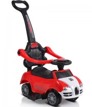 Masinuta de impins cu maner MONI Rider 208 - rosu