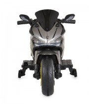 Motocicleta electrica copii cu 2 roti ajutatoare 