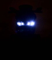 Motocicleta electrica copii cu 2 roti ajutatoare 