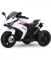 Motocicleta electrica copii Hurricane MDX-618 alb