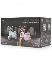 Motocicleta electrica pentru copii Lima roz