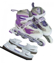 Role si patine SPARTAN 2 in 1 - lila