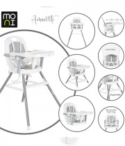 Scaun de masa 3in1 MONI Amaretti gri