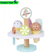 Set de joaca Stand cu Inghetata din lemn