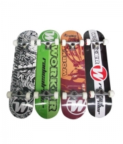 Skateboard WORKER Skull 