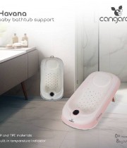 Suport pliabil cu termometru pentru baie Cangaroo 