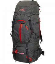 Rucsac munte TASHEV Mount 80+15 gri/rosu