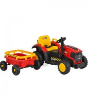 Tractor electric pentru copii Terron rosu 12V