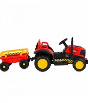 Tractor electric pentru copii Terron rosu (12V) 