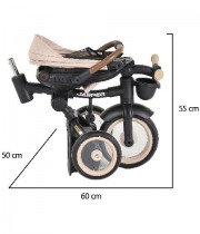 Tricicleta cu maner pliabila copii BYOX Jasper
