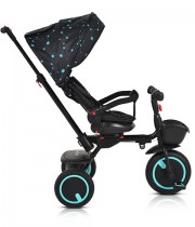 Tricicleta cu maner parental BYOX Orion albastru