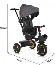 Tricicleta cu maner si sezut reversibil BYOX Orion
