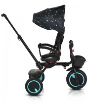 Tricicleta cu maner parental BYOX Orion albastru