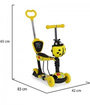 Trotineta copii MONI Lollipop galben