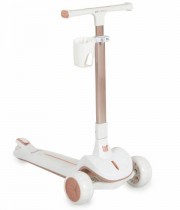 Trotineta cu lumini pentru copii Aero Royal-White