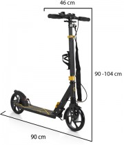 Trotineta pliabila BYOX Chic negru